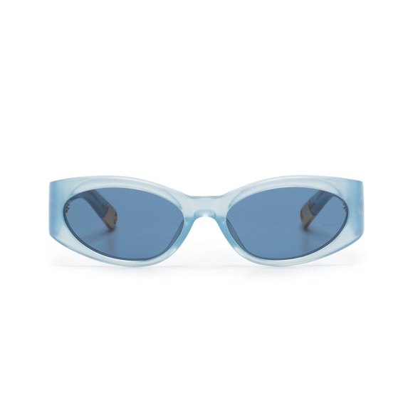 Jacquemus Holographic oval-frame Sunglasses - Picture 3 of 6